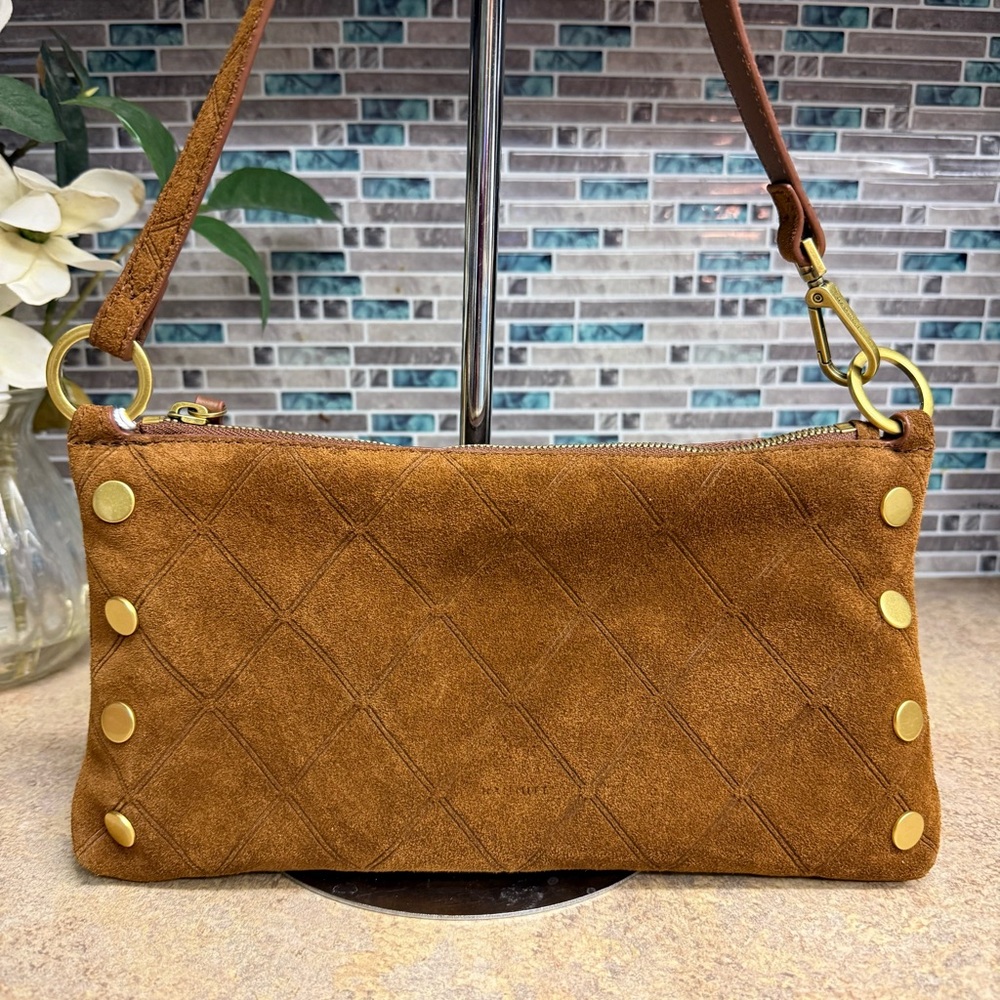 NWT Hammitt Kyle Chocolate Diamond Suede purse - Picture 2 of 5